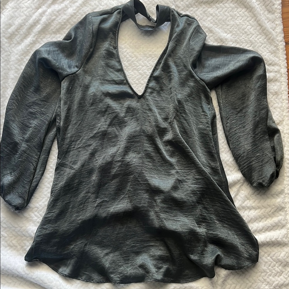 Show Me Your MuMu Gray Mini Dress